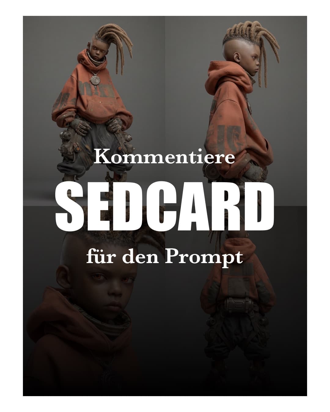 Carousel, Slide 8 von 8: Sedcard für den Prompt